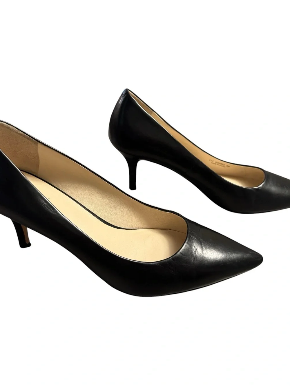 Cole Haan Black Pointed Toe Heels